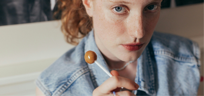 Image of girl with lollipop