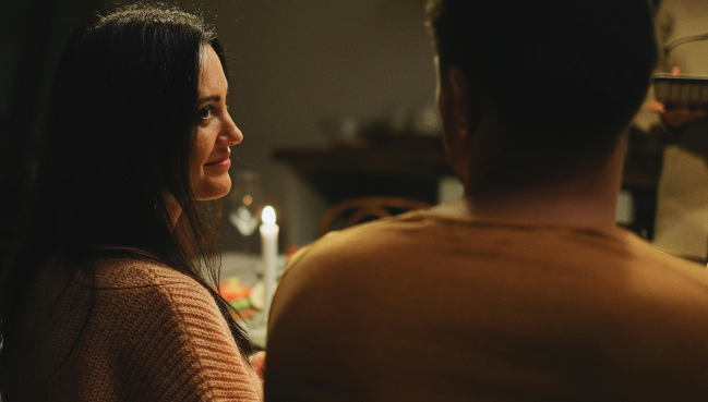 family at a dinner table